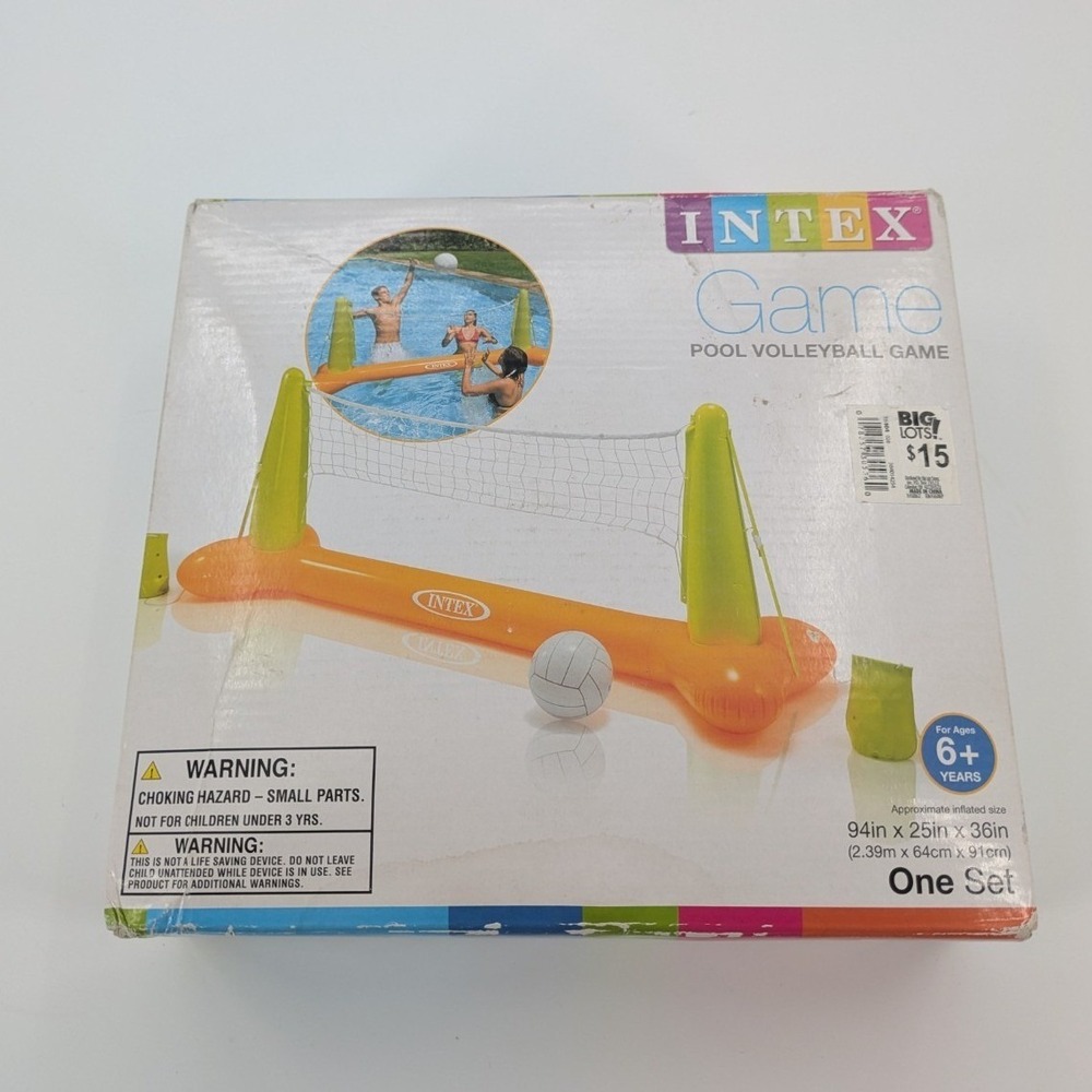 Intex Inflatable Pool Volleyball Game Floating Toy Swimming Pool 56508EP New - Picture 2 of 6